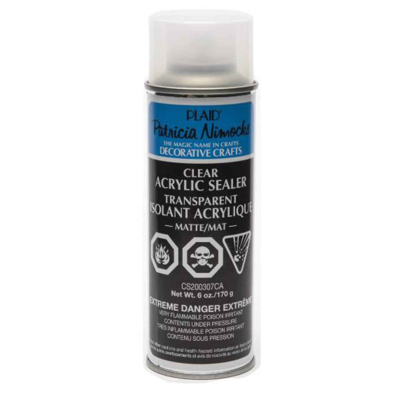 Plaid® Patricia Nimock's Clear Matte Acrylic Spray Sealer, 6 oz.
